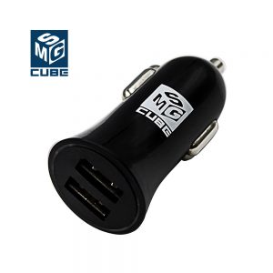 MSG CUBE 12V адаптор 2USB черен